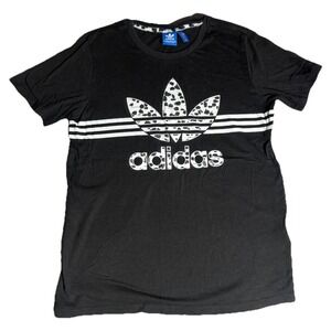 Adidas XS T-shirt With Spotted Logo‎ Black